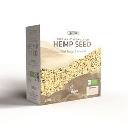 Organic Hemp Seed Dehulled 250g, Yaoh