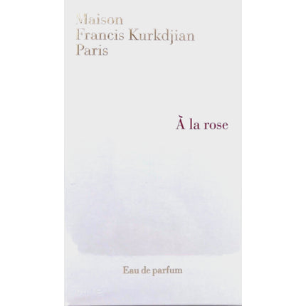 Maison Francis Kurkdjian A La Rose Eau de Parfum Spray for Women 2.4oz 70ml