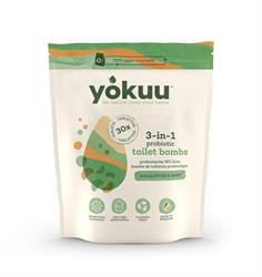 Yokuu Toilet Bombs (Eucalyptus & Mint) 30 tablets, Yokuu