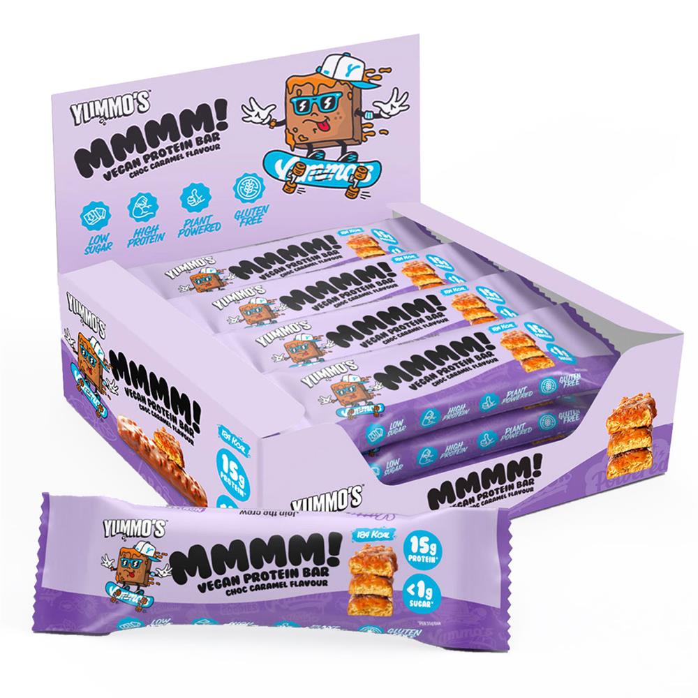 Yummo's Vegan Protein Bar Choc Caramel 55G