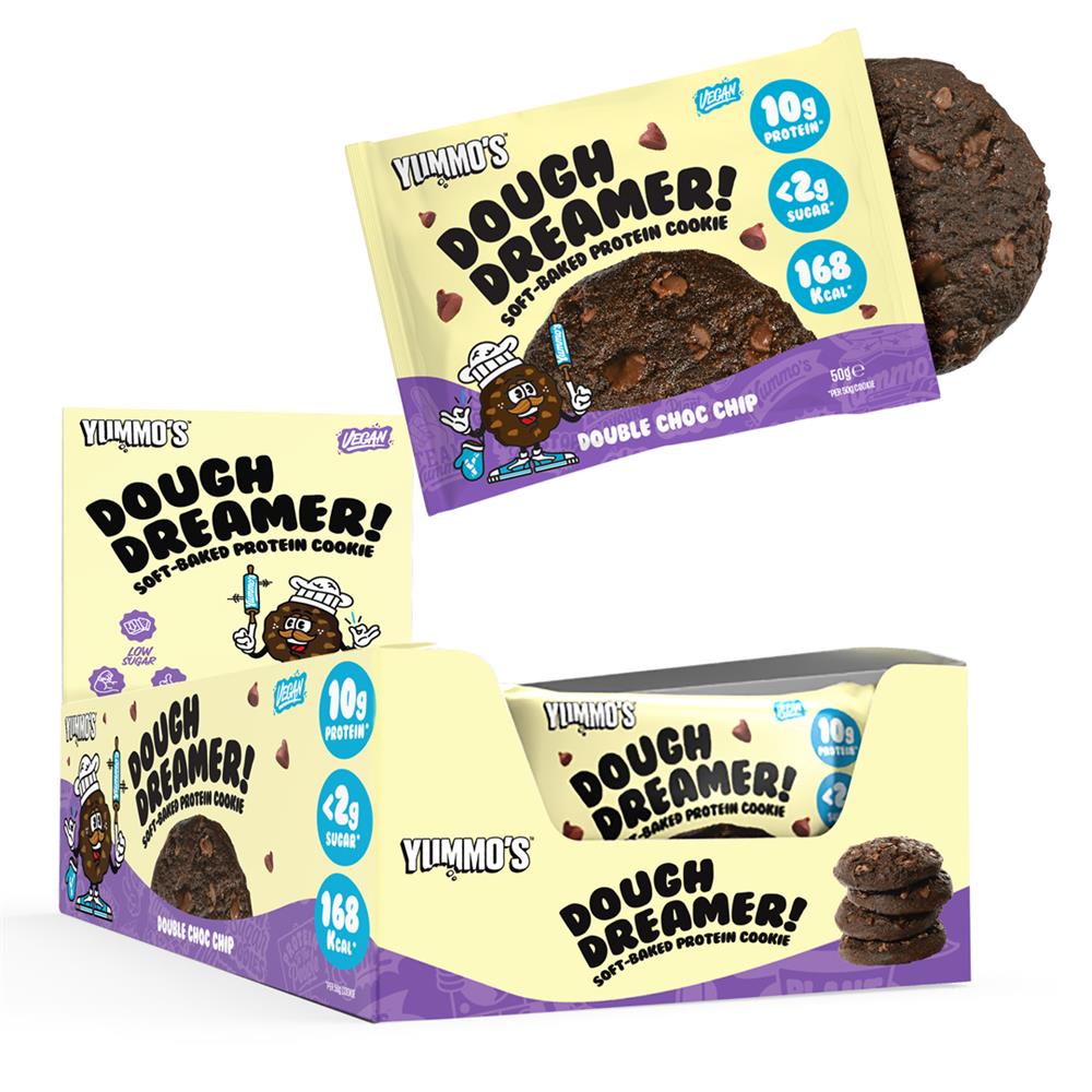 Yummos veganer Proteinkeks - DBL Choc Chip 50g