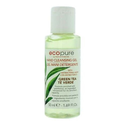 Monotheme Ecopure Green Tea Hand Cleansing Gel 50ml - New - Free P&P - Uk