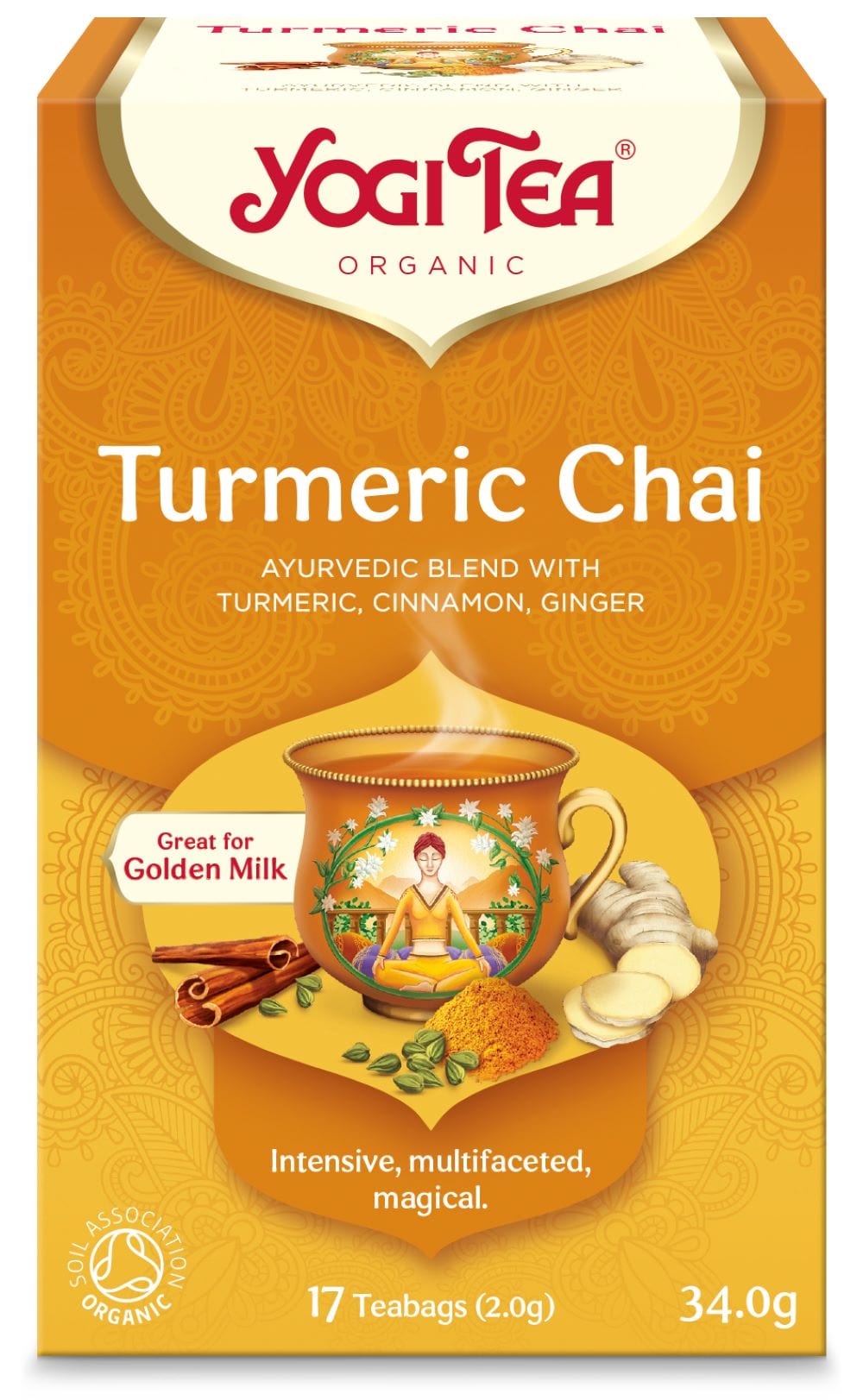 Yogi Tea Organic Turmeric Chai 17 τσάντα