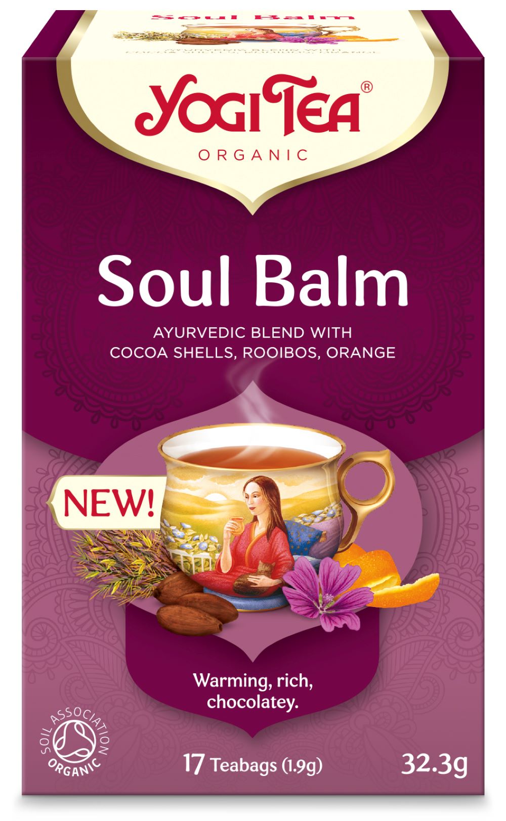 „Yogi Tea Yogi Tea Soul Balm Organic 32.3 G 17“ arbatos maišeliai