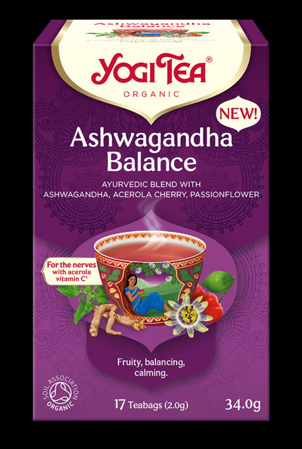 Ceai de yogi ashwagandha echilibru organic 17 ceaiuri