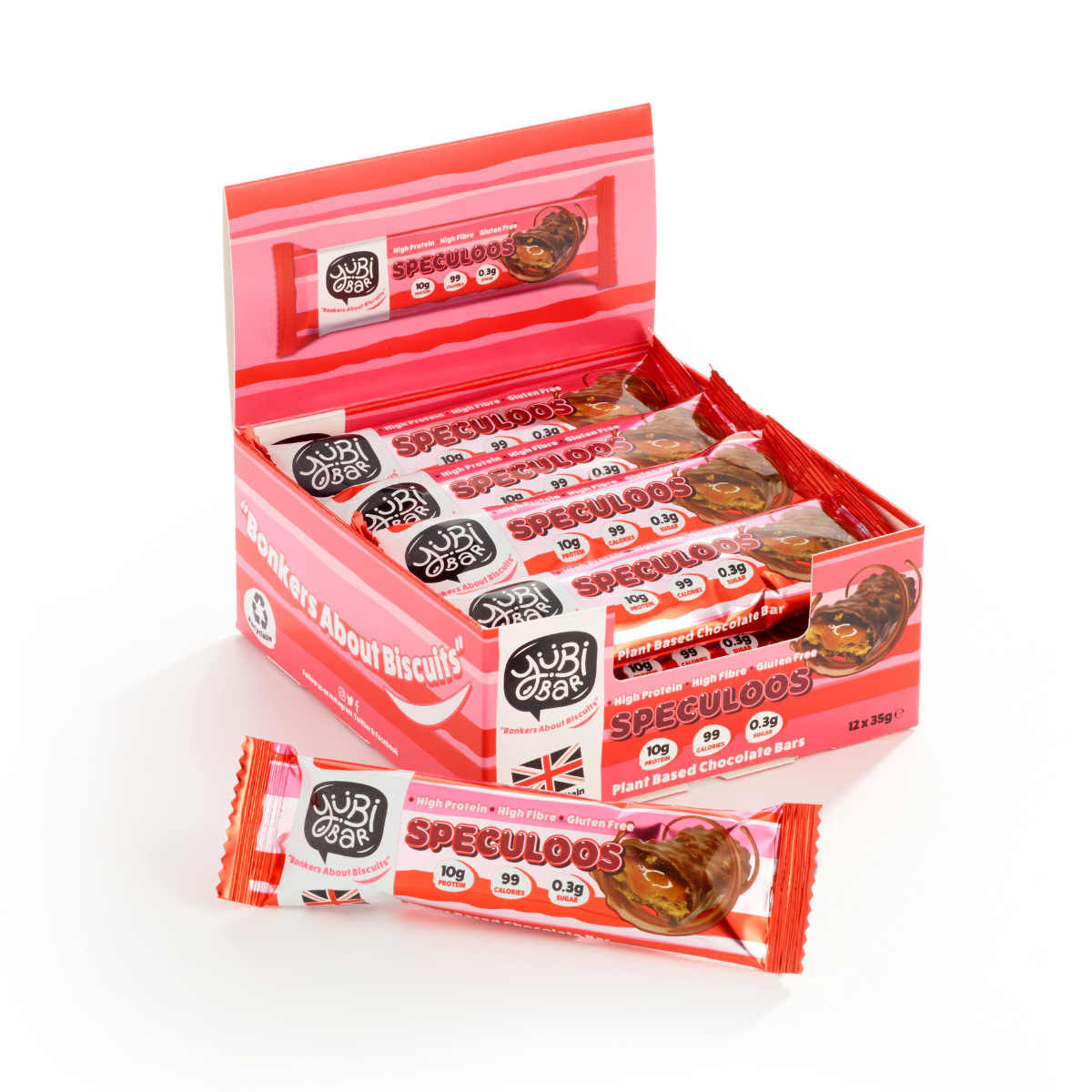 YuBi Bar Protein Bar 12x35g Speculoos