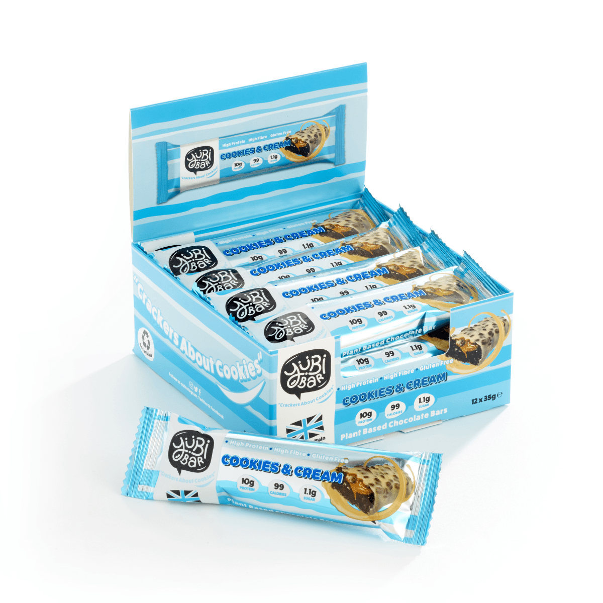 YuBi Bar Protein Bar 12x35g Cookies and Cream