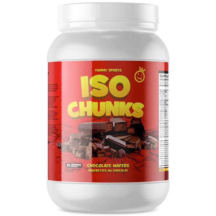 Yummy Sports ISO Chunk 25 Serv 800g Chocolate Wafers