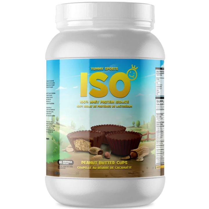 Yummy Sports ISO Tub 30 Serv 960g Peanut Butter Cups