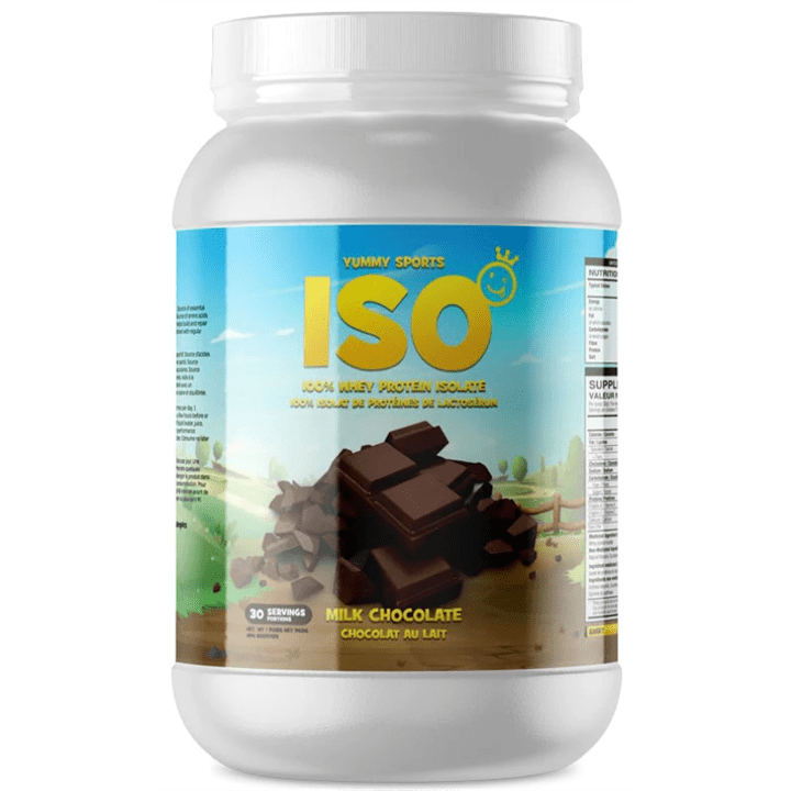 Yummy Sports ISO Tub 30 Serv 960g Milk Chocolate