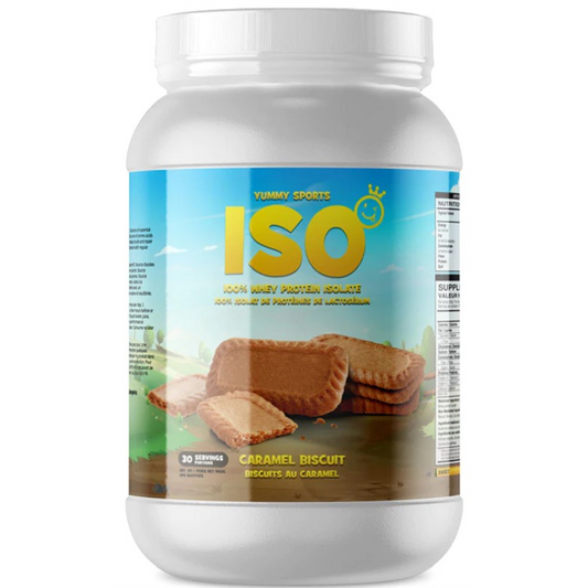 Yummy Sports ISO Tub 30 Serv 960g Speculos Biscuit