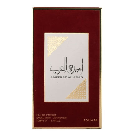 Ameerat Al Arab Unisex Eau De Parfum 100ml Oriental Exotic Attractive Citrus Bergamot White Musk Aloe Vera Jasmine Wood Musk and Oud by Asdaaf