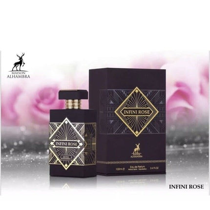 Lattafa Perfumes Infini Rose Unisex Eau de Parfum Spray 100ml