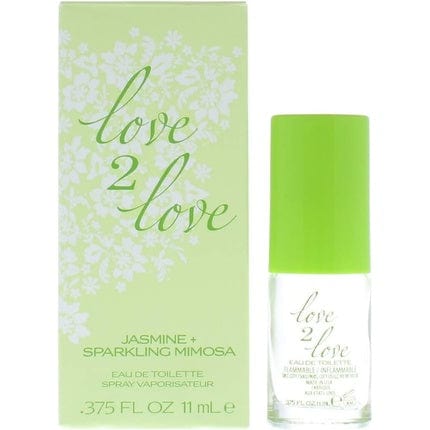 Love 2 Love Jasmine Plus Sparkling Mimosa Eau de Toilette 11ml Spray for Her