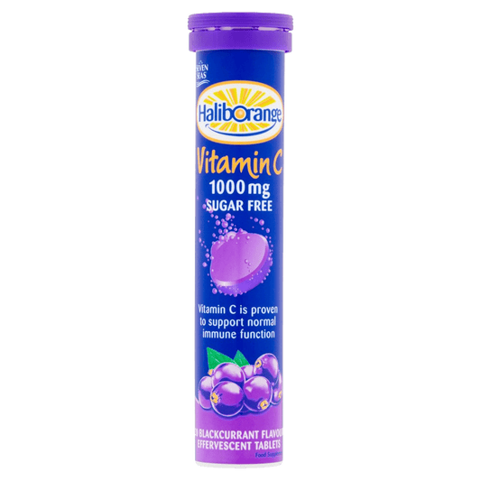 Haliborange Effervescent Vitamin C Blackcurrant Pack of 20 - welzo