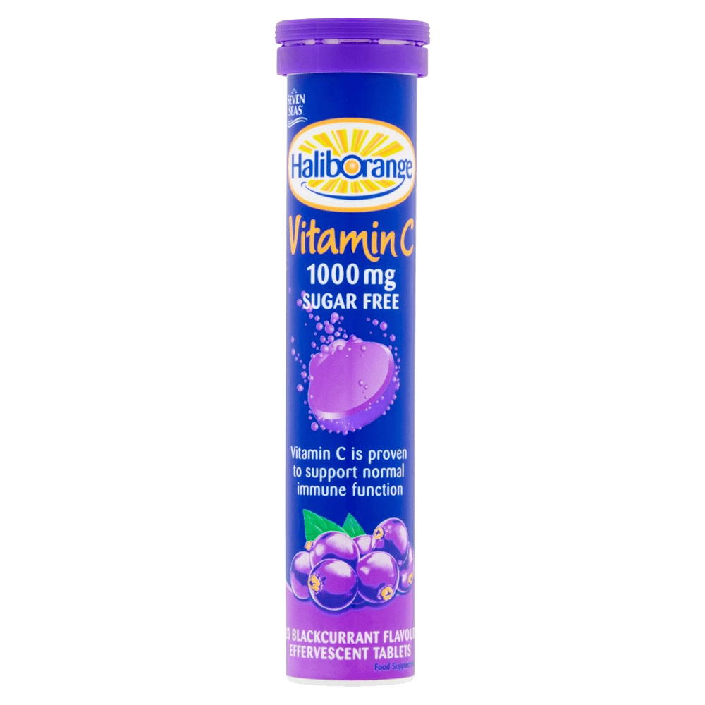 Haliborange Effervescent Vitamin C Blackcurrant Pack of 20 - welzo