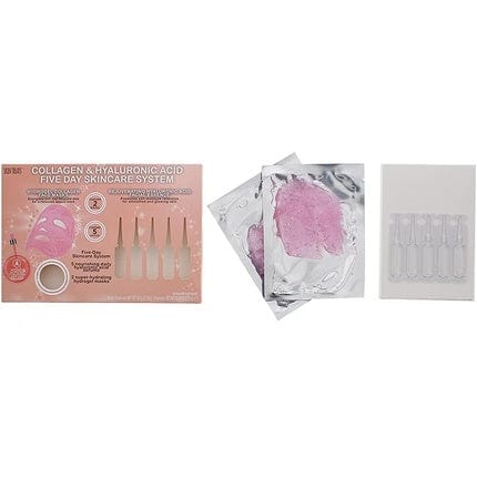 Skin Treats Collagen Glitter and Hyaluronic Acid Ampoules 5 Day Skincare System