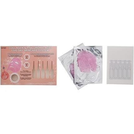 Skin Treats Collagen Glitter and Hyaluronic Acid Ampoules 5 Day Skincare System