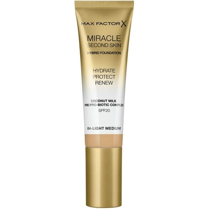 Max Factor Miracle Second Skin Foundation - 04 Light Medium