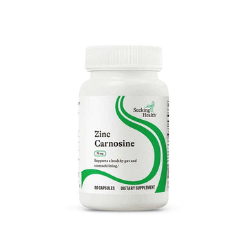 Seeking Health Zinc Carnosine 60 vegetarian capsules for gut lining and mucosal support