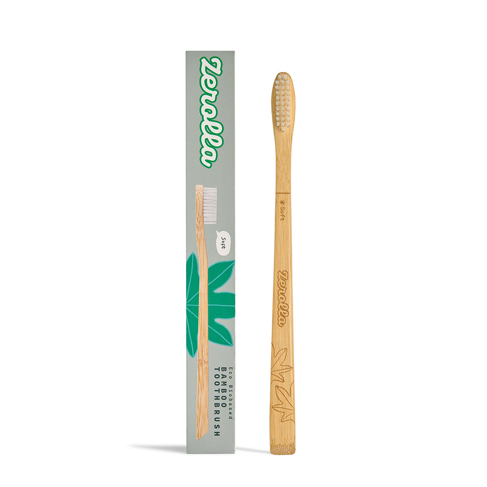 Zerolla Eco BioBased Bamboo Cooterbrush - четка на растителна основа меки