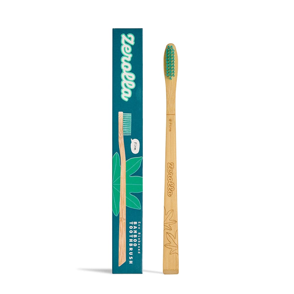 Zerolla Eco Biobased Bambus Toothbrush - pevná, ale Faire Bristle 1 jednotka