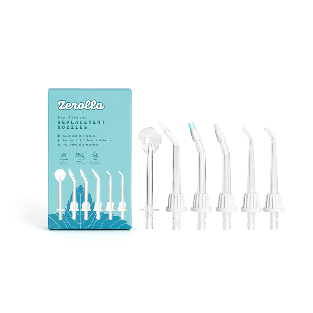 Zerolla Eco Electric Water Flosser - Reemplazo de boquillas 1 paquete