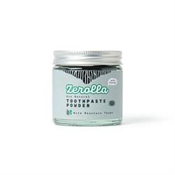 Eco Natural Whitening Toothpaste Powder - Charcoal Thyme, Zerolla