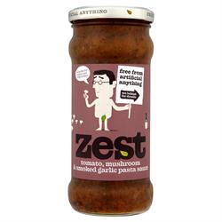 Tomato Mushroom & Smoked Garlic Pasta Sauce 340g, Zest