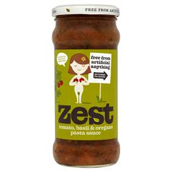 Tomato Basil & Oregano Pasta Sauce 340g, Zest