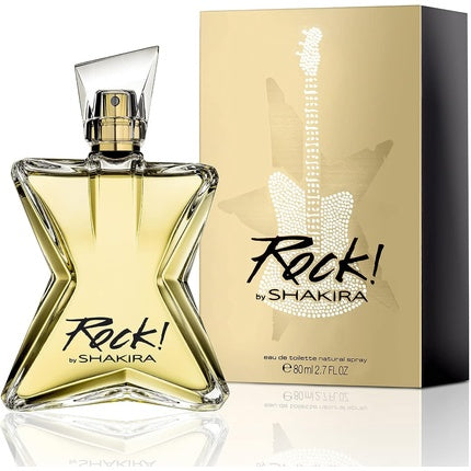 Shakira Rock Perfume for Women Long Lasting Fresh and Dynamic Fragrance Floral and Fruity Notes Ideal for Day Wear 80ml