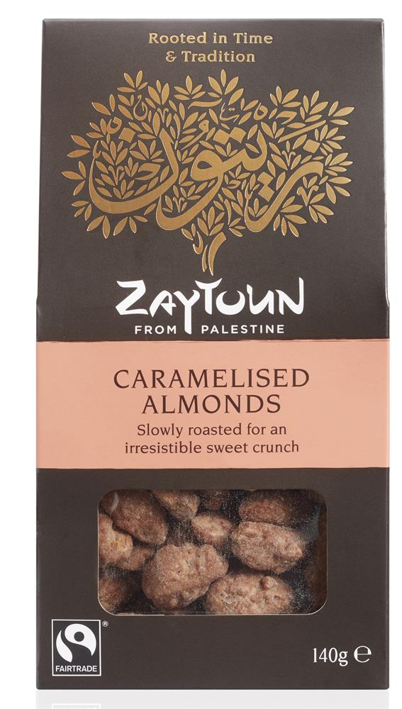 Zaytoun Fairtrade Caramelised Αμύγδαλα 140g