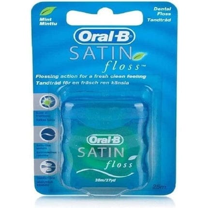 Oral-B Satin Dental Floss Mint Flavour 25m