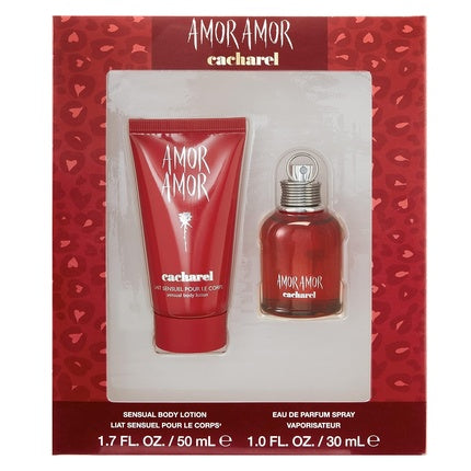 Cacharel Amor Amor Eau De Toilettte 30ml Spray, Body Lotion 50ml Gift Set