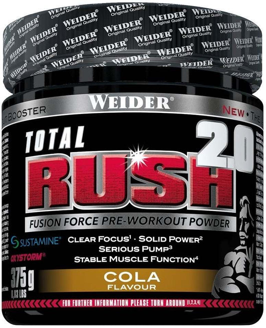 Weider Total Rush 2.0, Cola - 375 grams