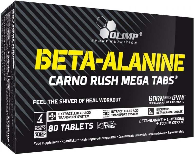 Olimp Nutrition Beta Alanine - Carno Rush Mega Tabs - 80 tablets