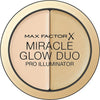 Max Factor Miracle Glow Duo Highlighter Light 10 Powder - Gold and Rose