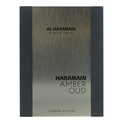 Al Haramain Amber Oud Carbon Edition for Men Eau de Parfum Spray 2.0 Ounce