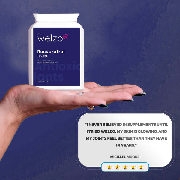 Welzo Resveratrol 150mg 90 Capsules