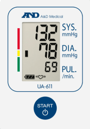 A&D Blood Pressure Arm Monitor - UA-611 - welzo