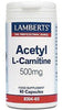 Acetyl L-Carnitine 500mg 60 Caps - Lamberts - welzo