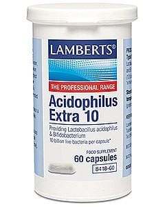 Acidophilus Extra 10 - 60 Caps - Lamberts - welzo