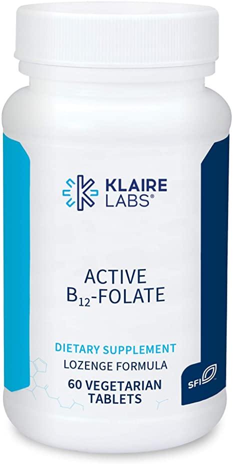 Active B12/B-12 Folate, 60 tablets - Klaire Labs - welzo
