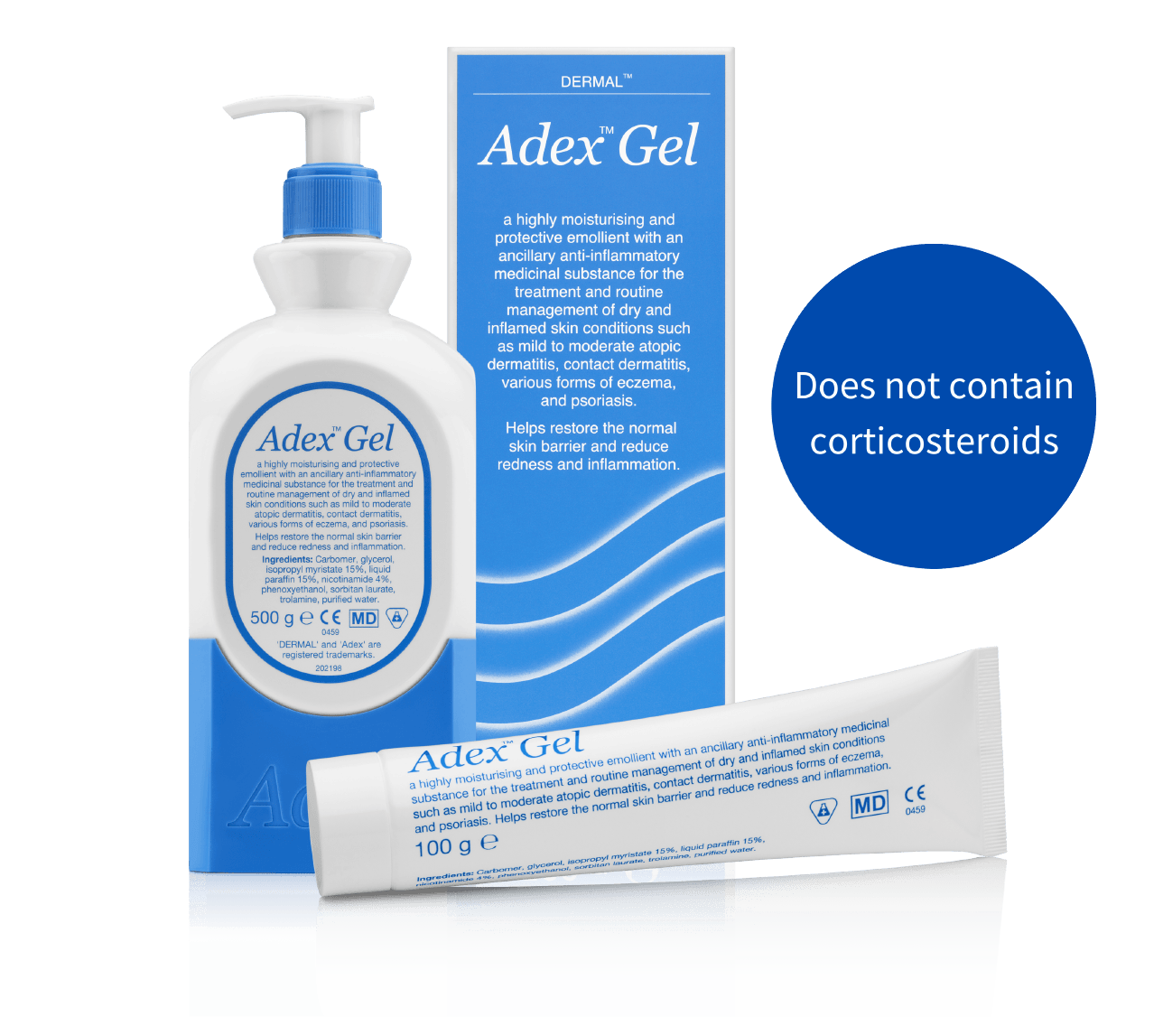 Adex Gel Moisturising Emollient - welzo