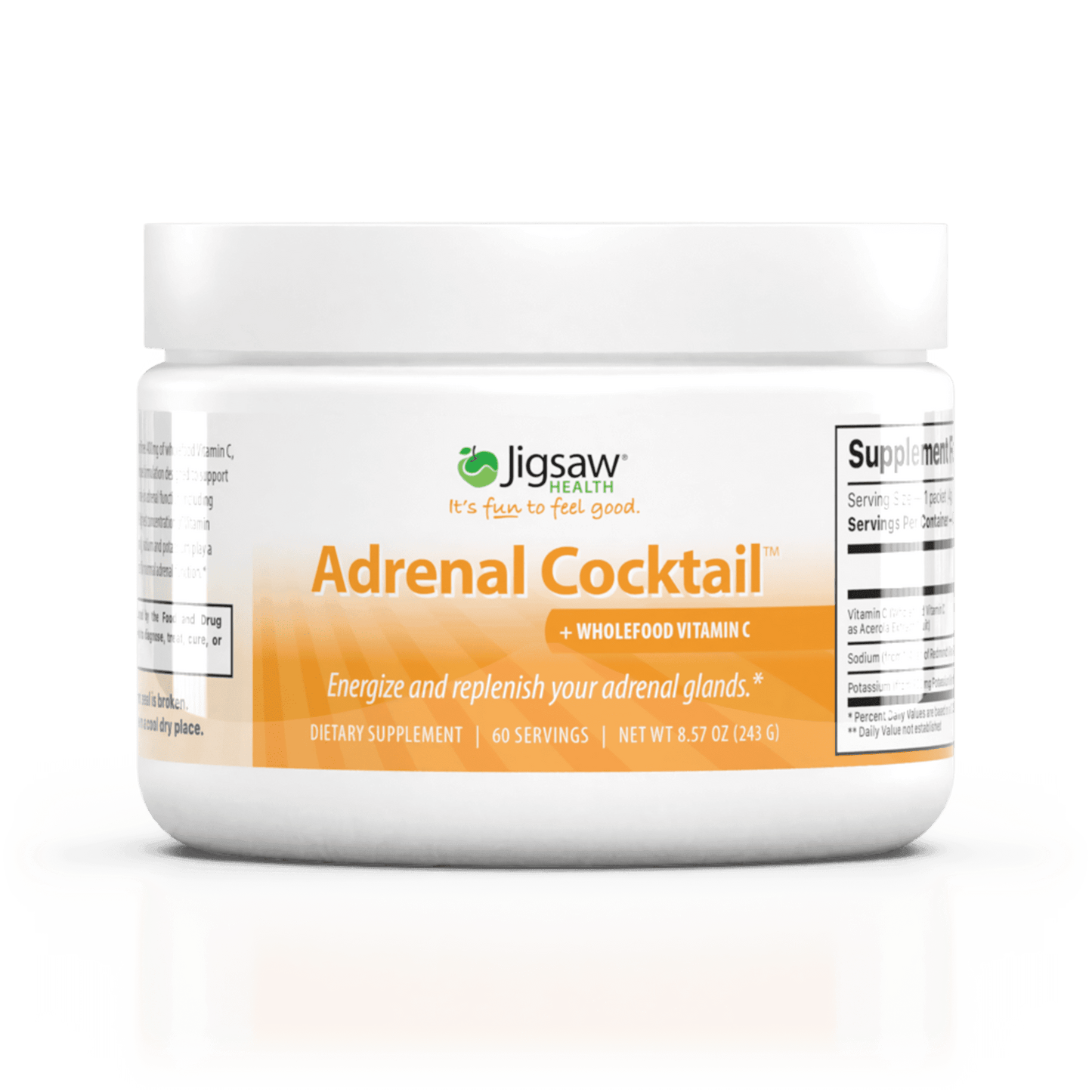 Adrenal Cocktail™ (jar) - 60 Servings - Jigsaw Health - welzo