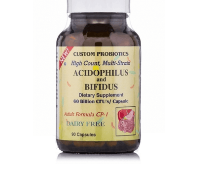 Custom Probiotics Adult Formula CP-1 acidophilus and bifidus 90 capsules high strength probiotic, UK