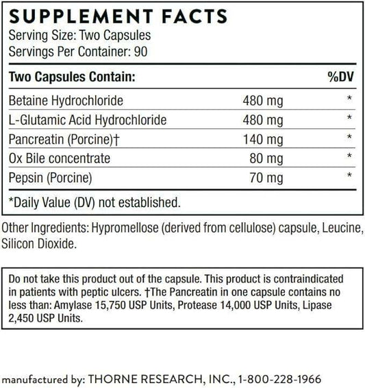 Advanced Digestive Enzymes - 180 Capsules - (Formerly Bio-Gest ...