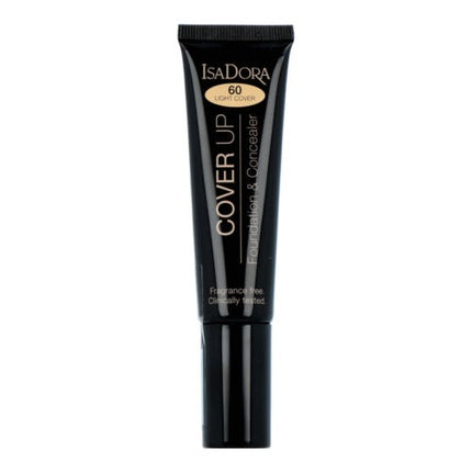 IsaDora Cover Up Foundation and Concealer 60 Light Cover 35ml