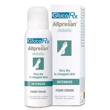 GlucoRx Allpresan Diabetic Foam Cream Intensive 125ml - welzo