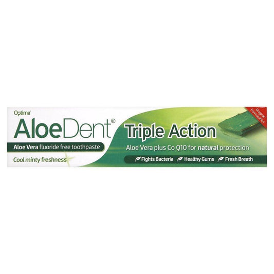 Aloe Dent Triple Action Non Fluoride Toothpaste - welzo